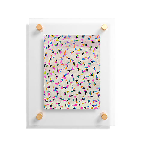 Georgiana Paraschiv Celebration Triangles Floating Acrylic Print