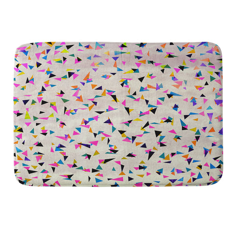 Georgiana Paraschiv Celebration Triangles Memory Foam Bath Mat