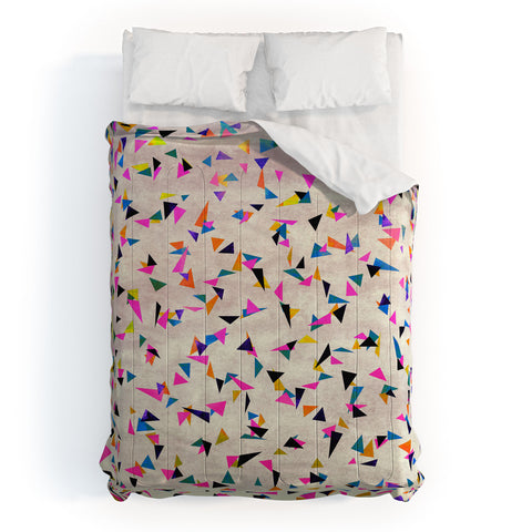 Georgiana Paraschiv Celebration Triangles Comforter