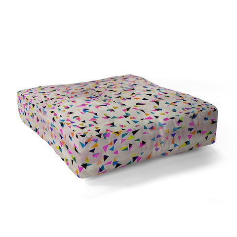 Georgiana Paraschiv Celebration Triangles Floor Pillow Square