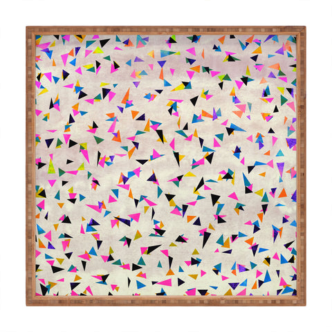 Georgiana Paraschiv Celebration Triangles Square Tray