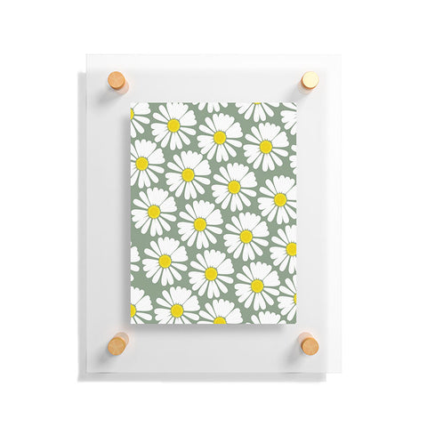 Georgiana Paraschiv Chamomile Pattern Floating Acrylic Print