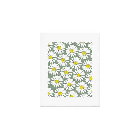 Georgiana Paraschiv Chamomile Pattern Art Print