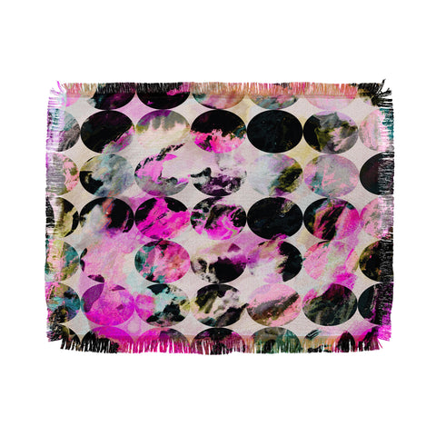 Georgiana Paraschiv Circles III Throw Blanket