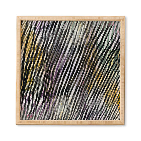 Georgiana Paraschiv Diagonal Stripes Framed Wall Art
