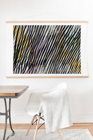Georgiana Paraschiv Diagonal Stripes Art Print And Hanger