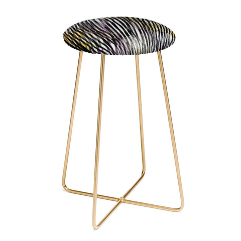 Georgiana Paraschiv Diagonal Stripes Counter Stool