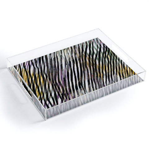 Georgiana Paraschiv Diagonal Stripes Acrylic Tray