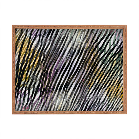 Georgiana Paraschiv Diagonal Stripes Rectangular Tray