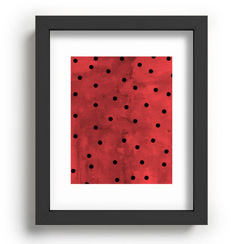 Georgiana Paraschiv Flamenco Dots Recessed Framing Rectangle