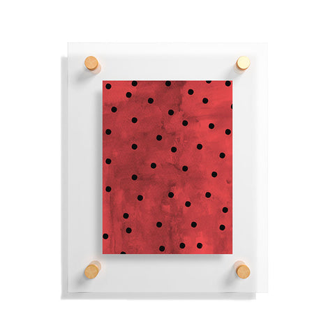 Georgiana Paraschiv Flamenco Dots Floating Acrylic Print