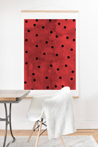 Georgiana Paraschiv Flamenco Dots Art Print And Hanger