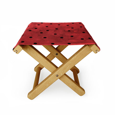 Georgiana Paraschiv Flamenco Dots Folding Stool