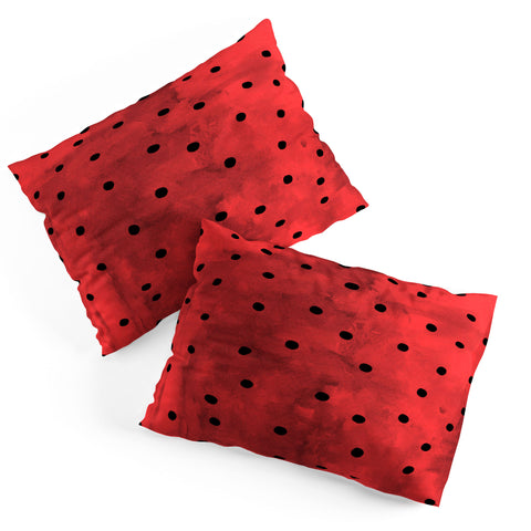 Georgiana Paraschiv Flamenco Dots Pillow Shams