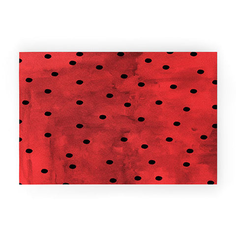 Georgiana Paraschiv Flamenco Dots Welcome Mat