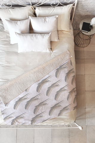 Georgiana Paraschiv Flight II Fleece Throw Blanket