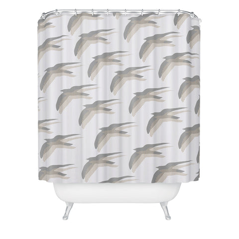 Georgiana Paraschiv Flight II Shower Curtain