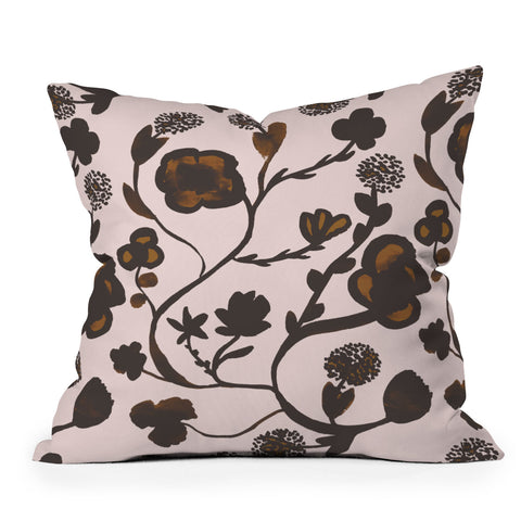 Georgiana Paraschiv Floral II Throw Pillow