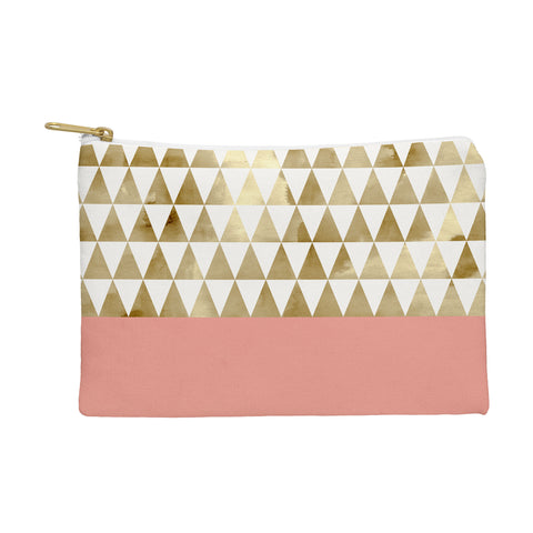 Georgiana Paraschiv Gold Triangles Pouch
