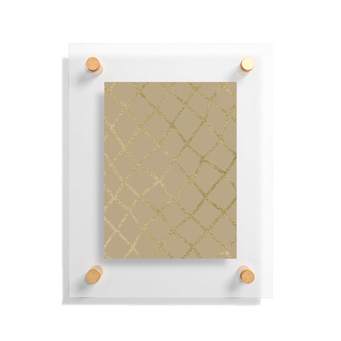 Georgiana Paraschiv Gold V01 Floating Acrylic Print