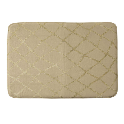 Georgiana Paraschiv Gold V01 Memory Foam Bath Mat