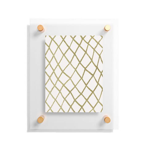 Georgiana Paraschiv Gold V02 Floating Acrylic Print