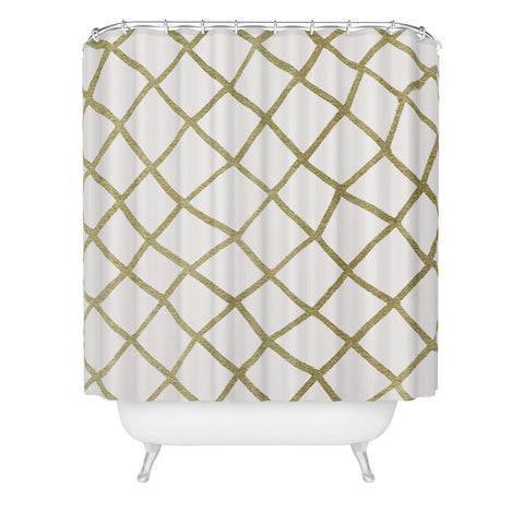 Georgiana Paraschiv Gold V02 Shower Curtain