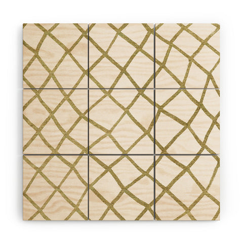 Georgiana Paraschiv Gold V02 Wood Wall Mural