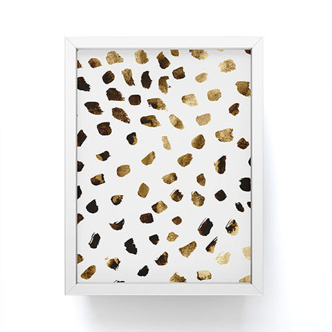 Georgiana Paraschiv Gold V03 Framed Mini Art Print