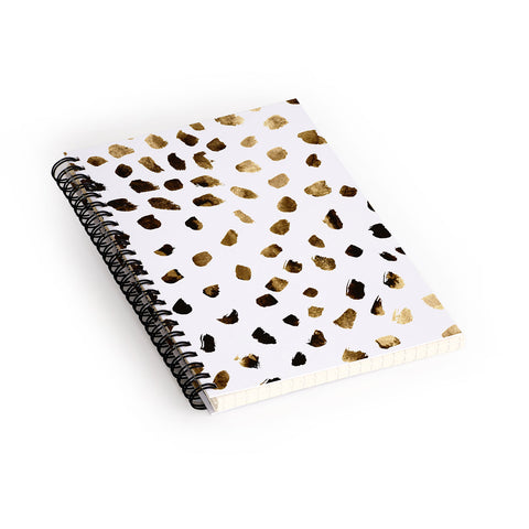 Georgiana Paraschiv Gold V03 Spiral Notebook