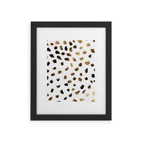 Georgiana Paraschiv Gold V03 Framed Art Print
