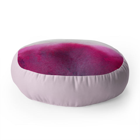 Georgiana Paraschiv Hazy Pink Floor Pillow Round