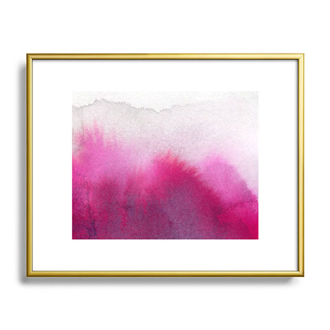 Georgiana Paraschiv Hazy Pink Metal Framed Art Print