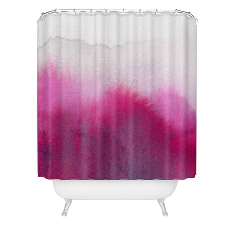 Georgiana Paraschiv Hazy Pink Shower Curtain