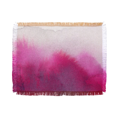 Georgiana Paraschiv Hazy Pink Throw Blanket