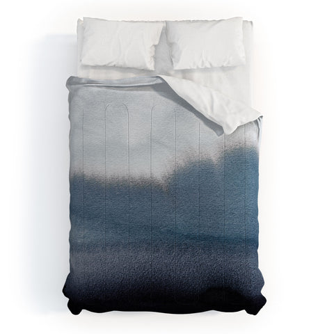 Georgiana Paraschiv In Blue Comforter