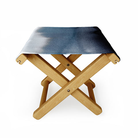 Georgiana Paraschiv In Blue Folding Stool
