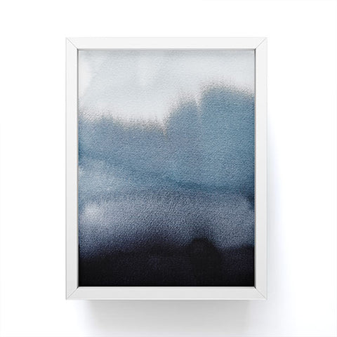 Georgiana Paraschiv In Blue Framed Mini Art Print