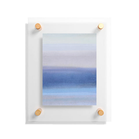 Georgiana Paraschiv In Blue Sunset Floating Acrylic Print