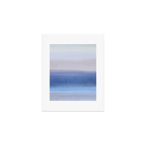 Georgiana Paraschiv In Blue Sunset Art Print