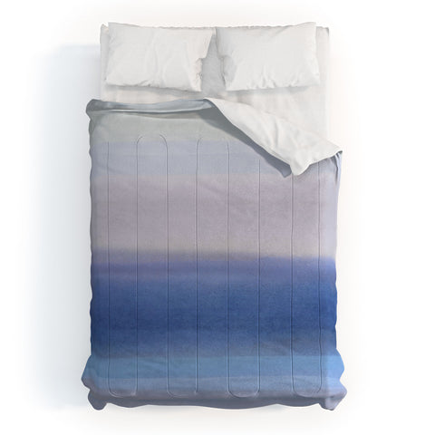 Georgiana Paraschiv In Blue Sunset Comforter