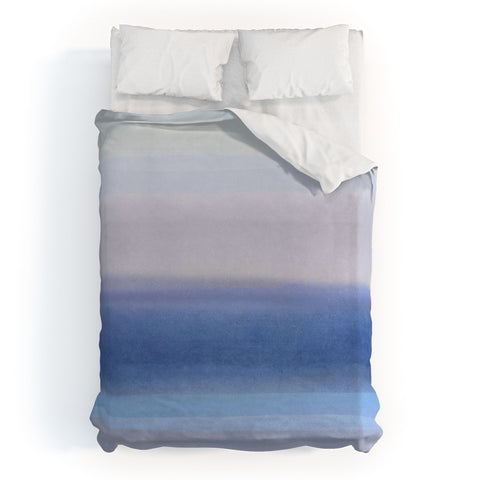 Georgiana Paraschiv In Blue Sunset Duvet Cover