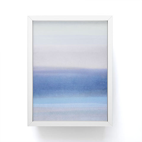 Georgiana Paraschiv In Blue Sunset Framed Mini Art Print