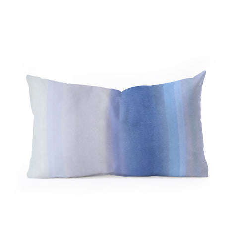 Georgiana Paraschiv In Blue Sunset Oblong Throw Pillow
