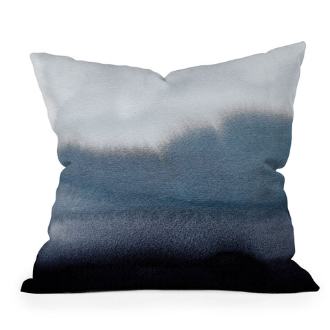 Georgiana Paraschiv In Blue Throw Pillow