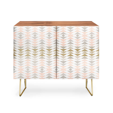 Georgiana Paraschiv Metallic Triangles Credenza