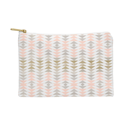 Georgiana Paraschiv Metallic Triangles Pouch