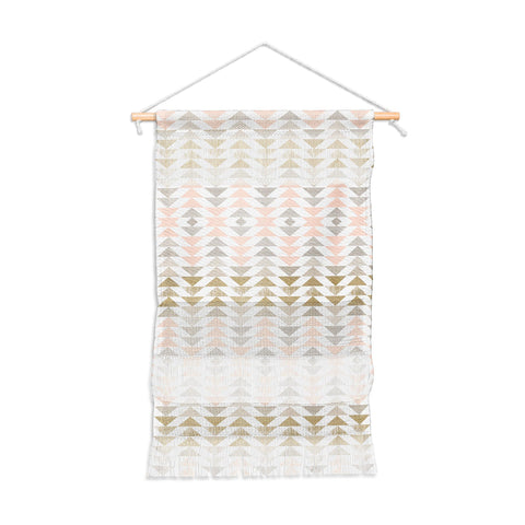 Georgiana Paraschiv Metallic Triangles Wall Hanging Portrait