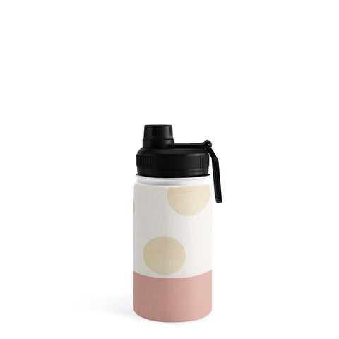 Georgiana Paraschiv Minimal Gold Dots Water Bottle