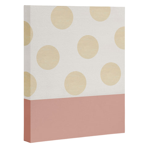 Georgiana Paraschiv Minimal Gold Dots Art Canvas